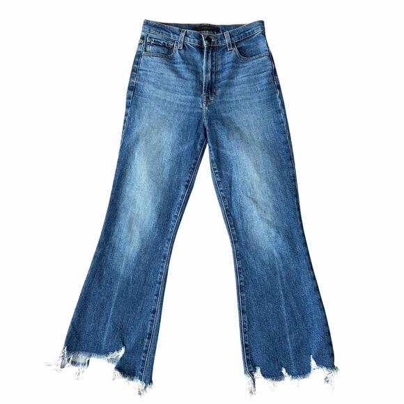 J Brand Women's Julia Jeans Size 25 Wonderland Destruct Distressed Denim Casual - Picture 2 of 11